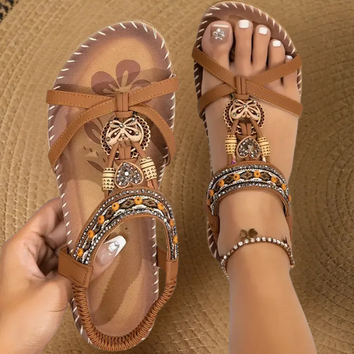 Nadia | Embellished Toe Post Sandals