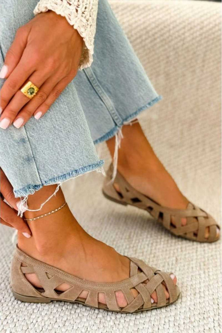 Caterina Colourful Braided Sandals Comfort