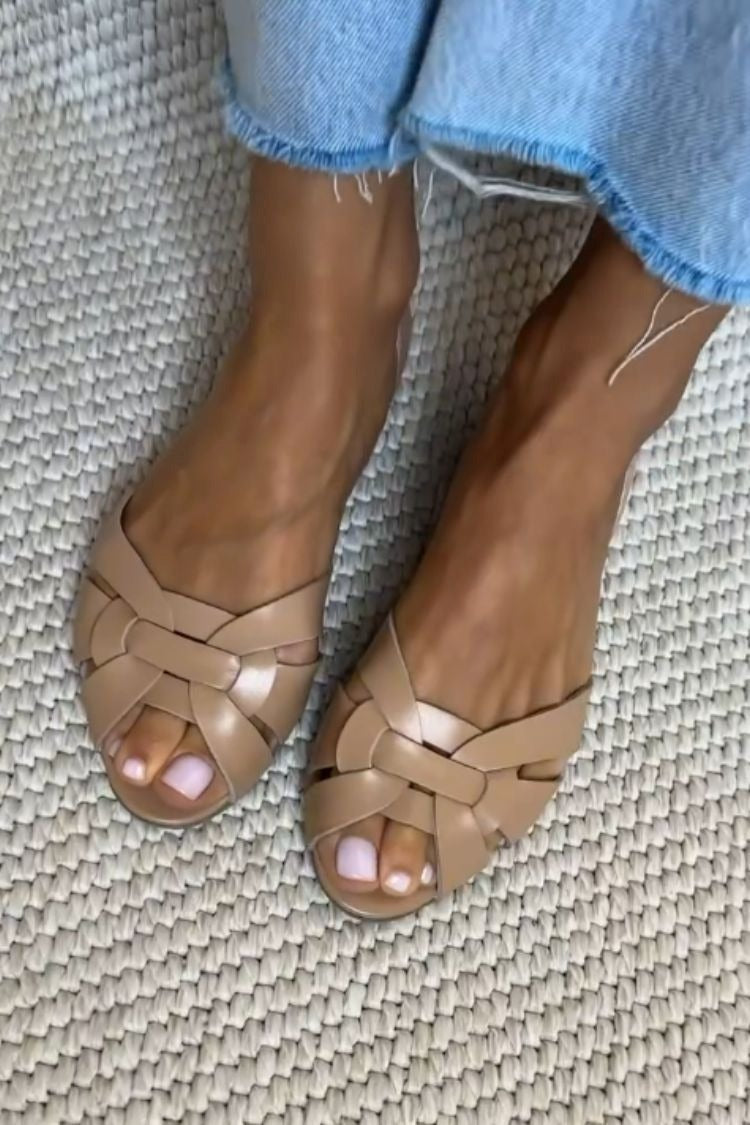Serafina Woven Sandals Natural Comfort