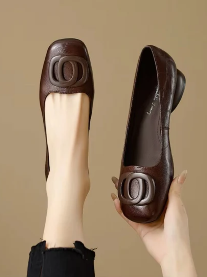 Constance | Square-Toe Flats