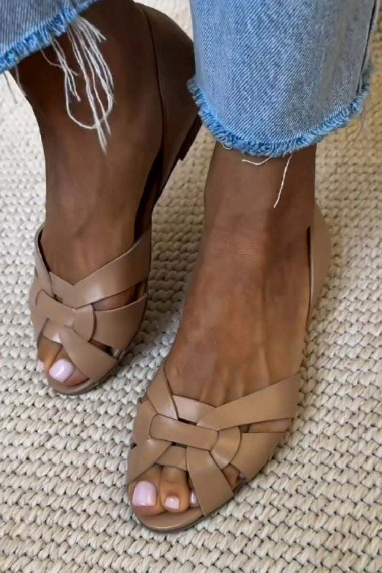 Serafina Woven Sandals Natural Comfort