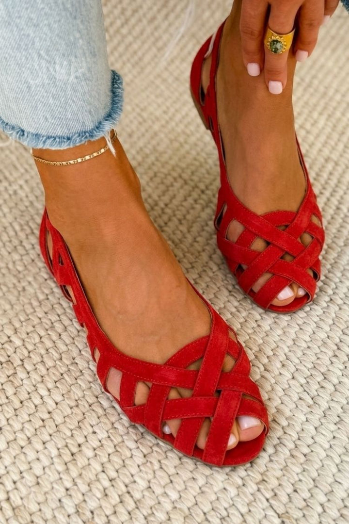Caterina Colourful Braided Sandals Comfort