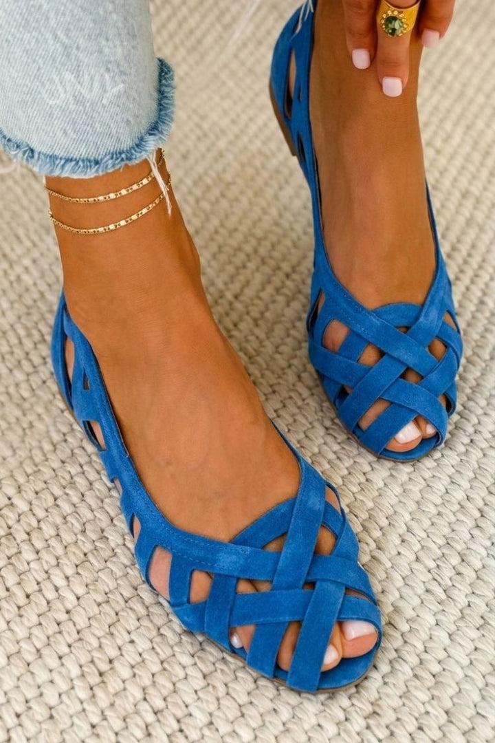 Caterina Colourful Braided Sandals Comfort