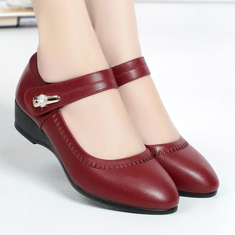 Lydia | Mid-Heel Mary Jane Shoes