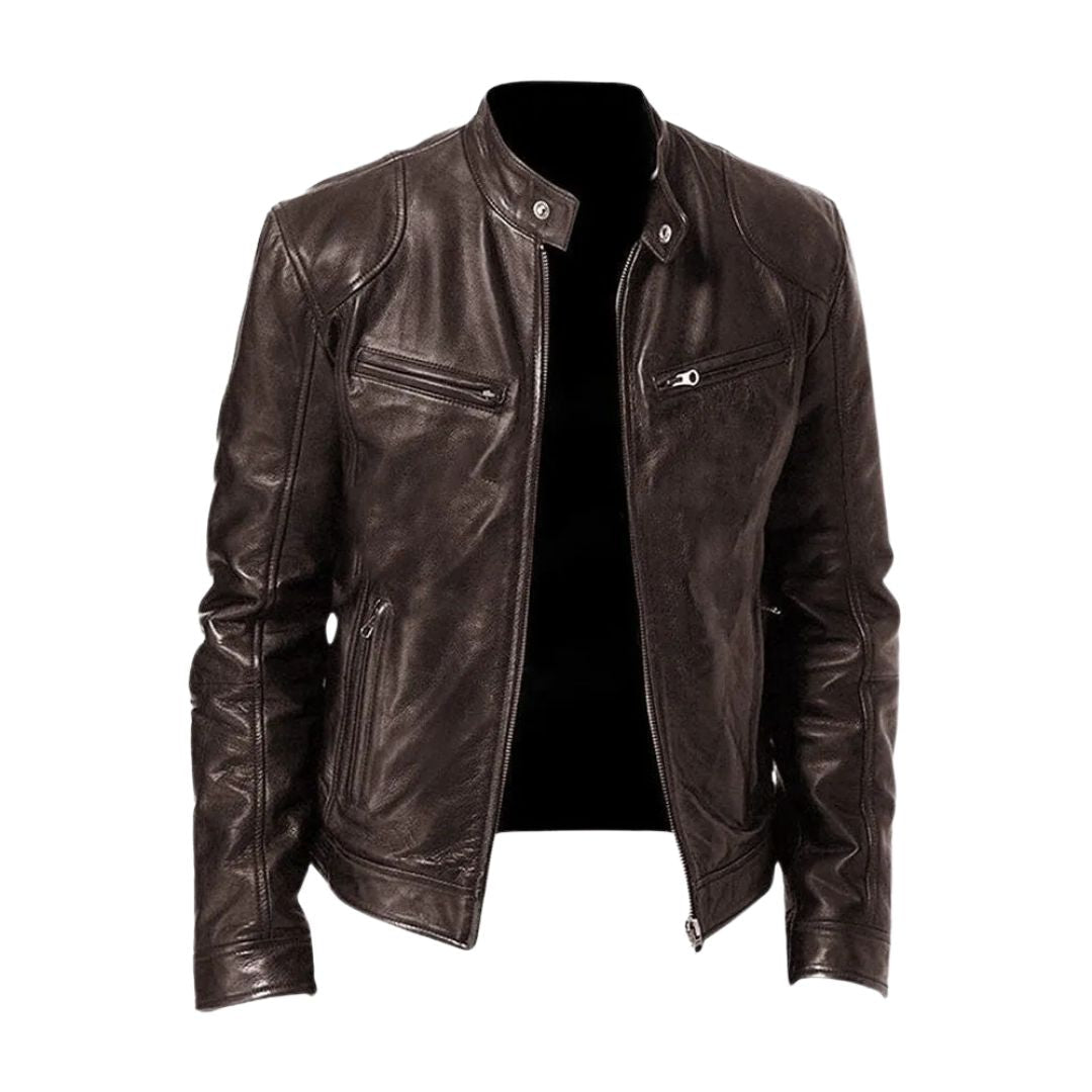 Victoria | Leather Biker Jacket