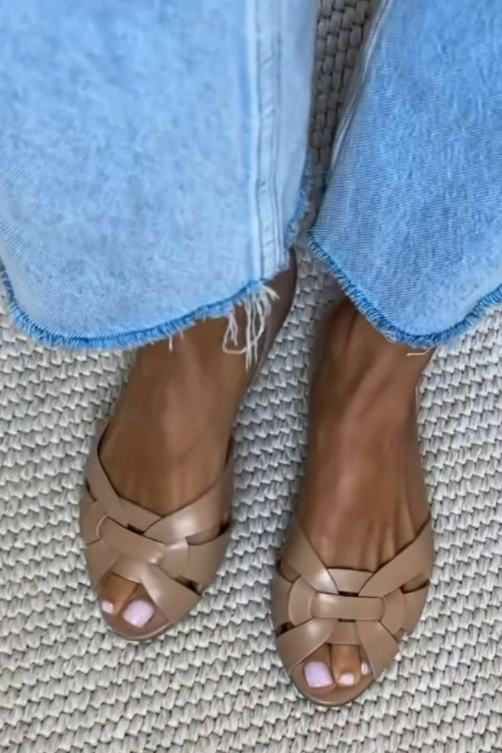Serafina Woven Sandals Natural Comfort