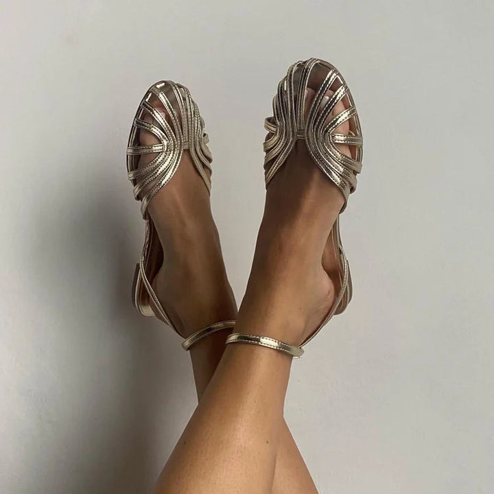 Vittoria Flat Comfort Jewel Sandals