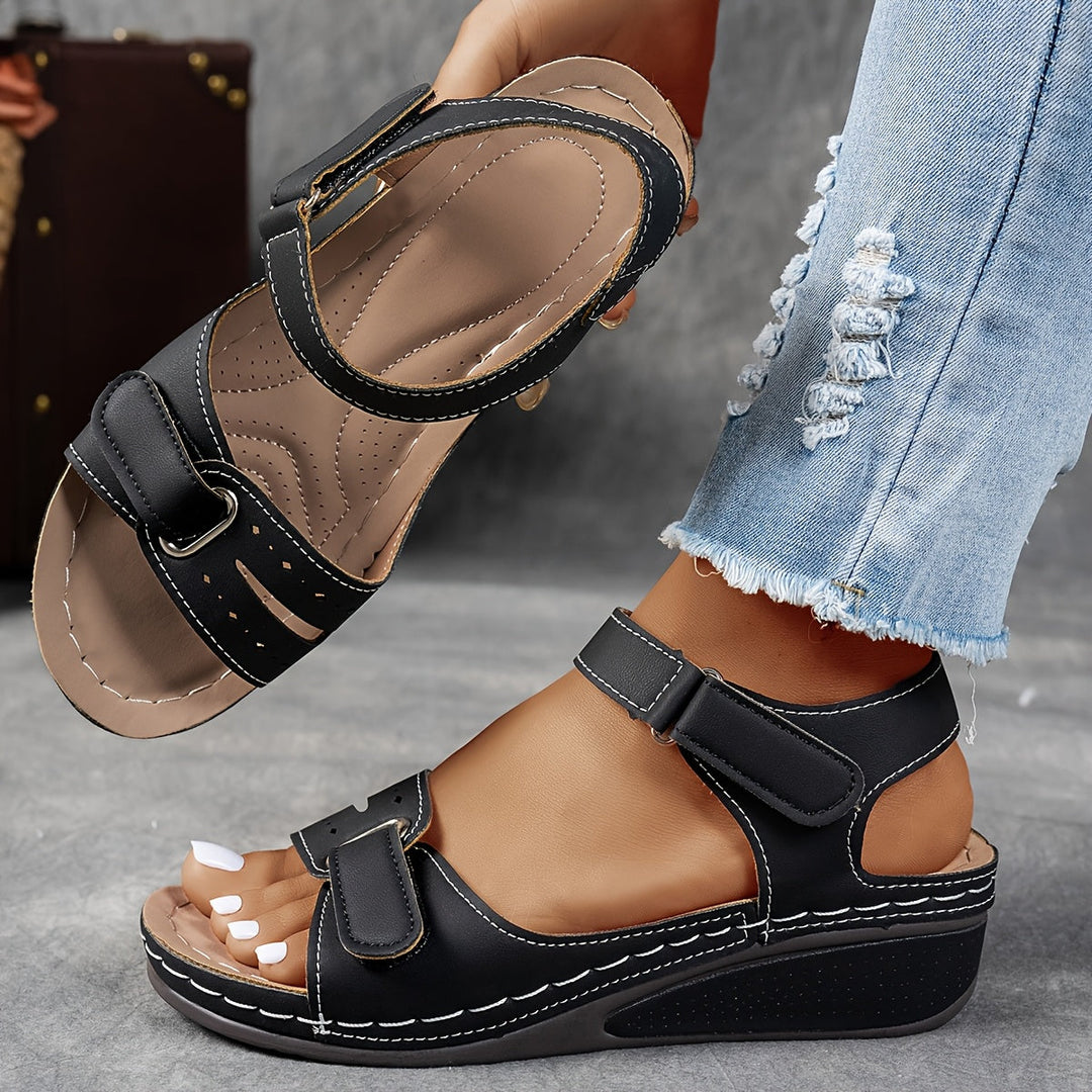 Violet | Adjustable Velcro Sandals