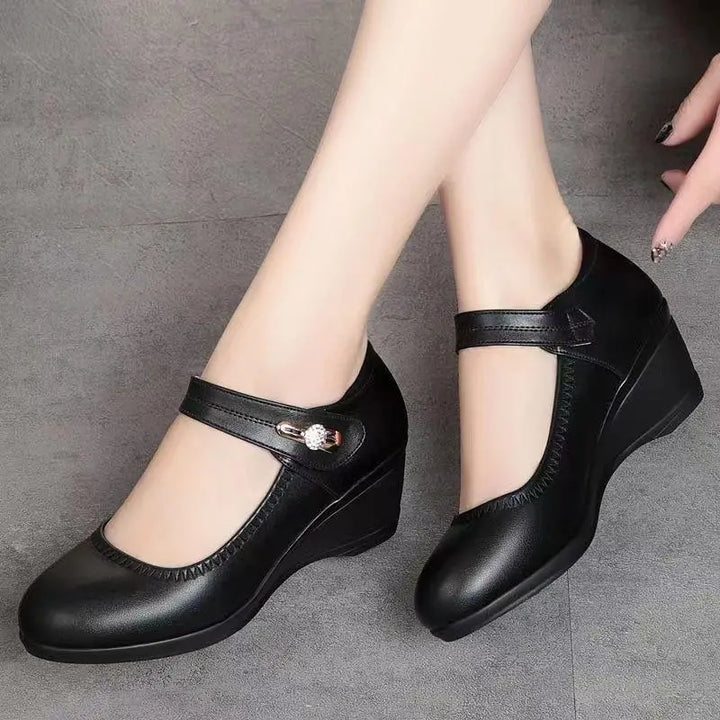 Lydia | Mid-Heel Mary Jane Shoes