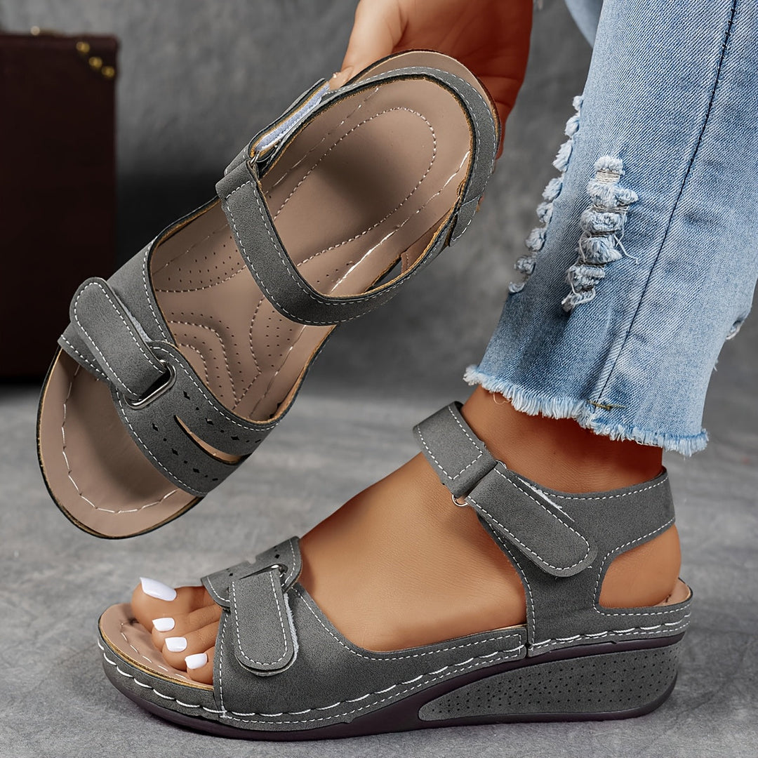 Violet | Adjustable Velcro Sandals