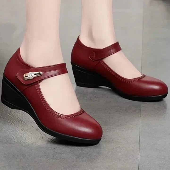 Lydia | Mid-Heel Mary Jane Shoes