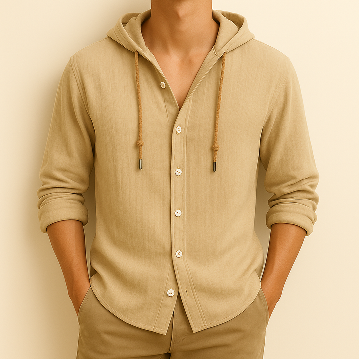 LANGFORD HOODED SHIRT JACKET