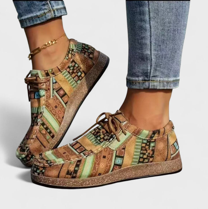 Sara | Boho Print Comfort Sneakers
