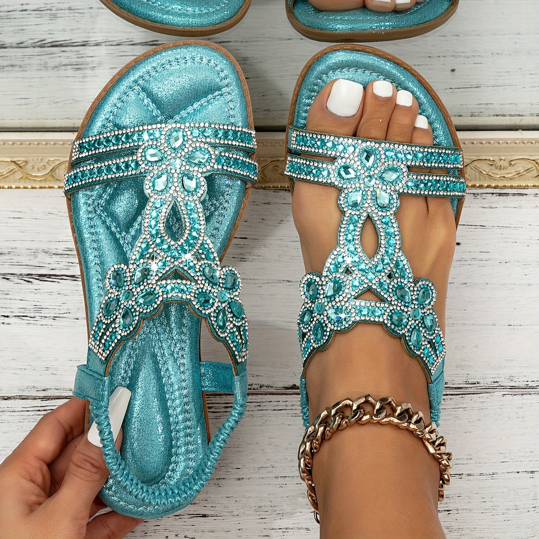 Bohème | Embellished Flat Sandals