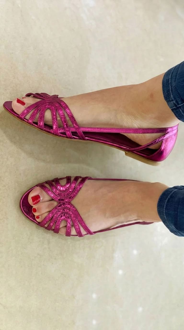 Eleonora Golden Sandals Summer Light