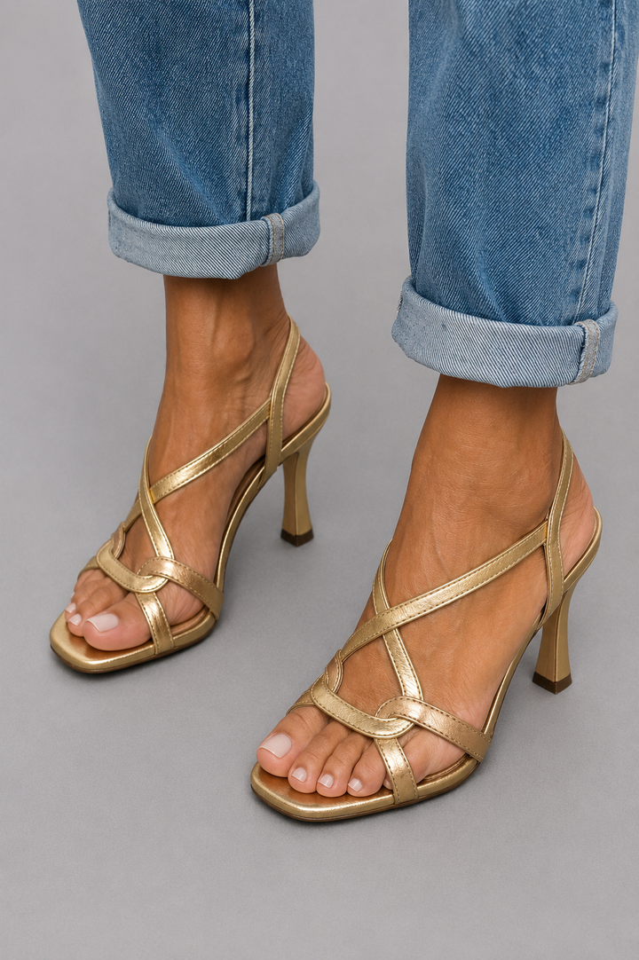 Elisabetta | Golden Summer Sandals