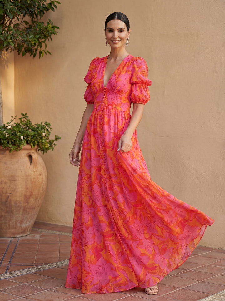 Olvera | Floral Maxi Dress