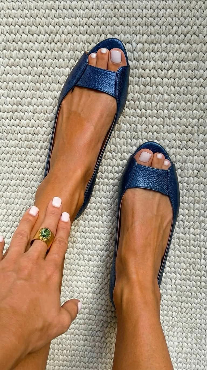 Adelina Gold Sandals Comfort Chic