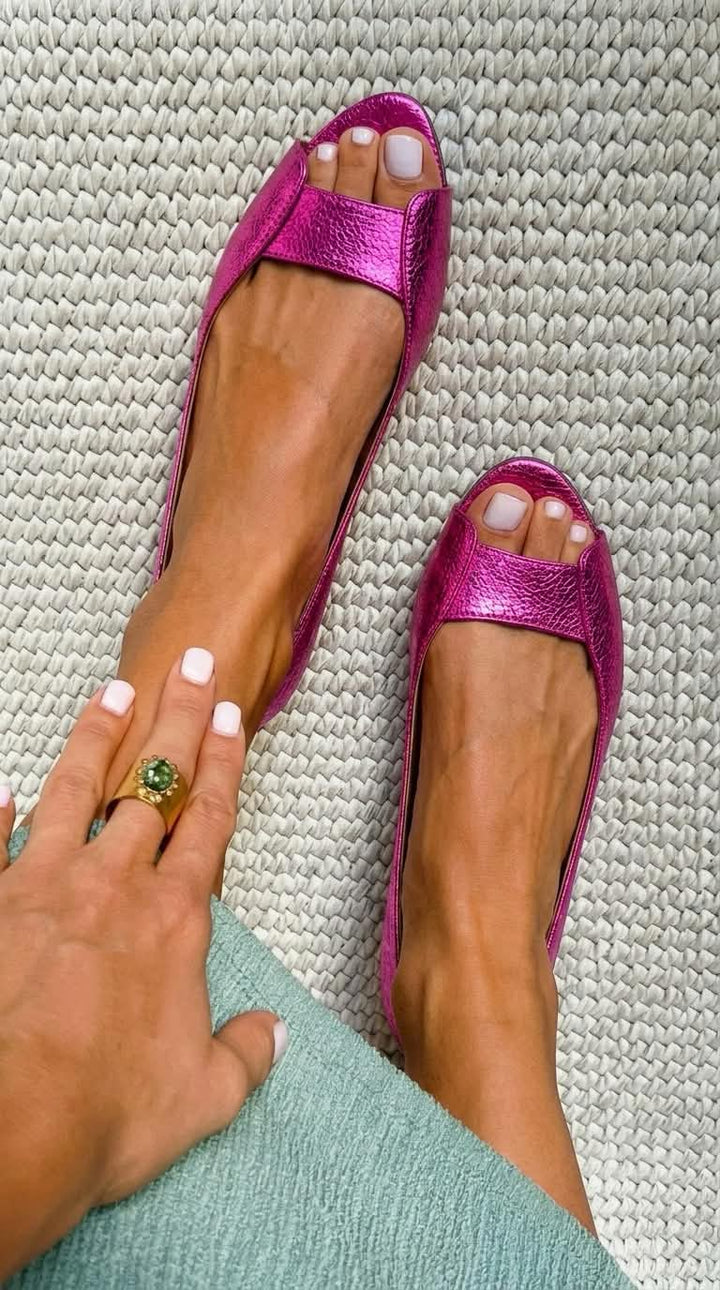 Adelina Gold Sandals Comfort Chic