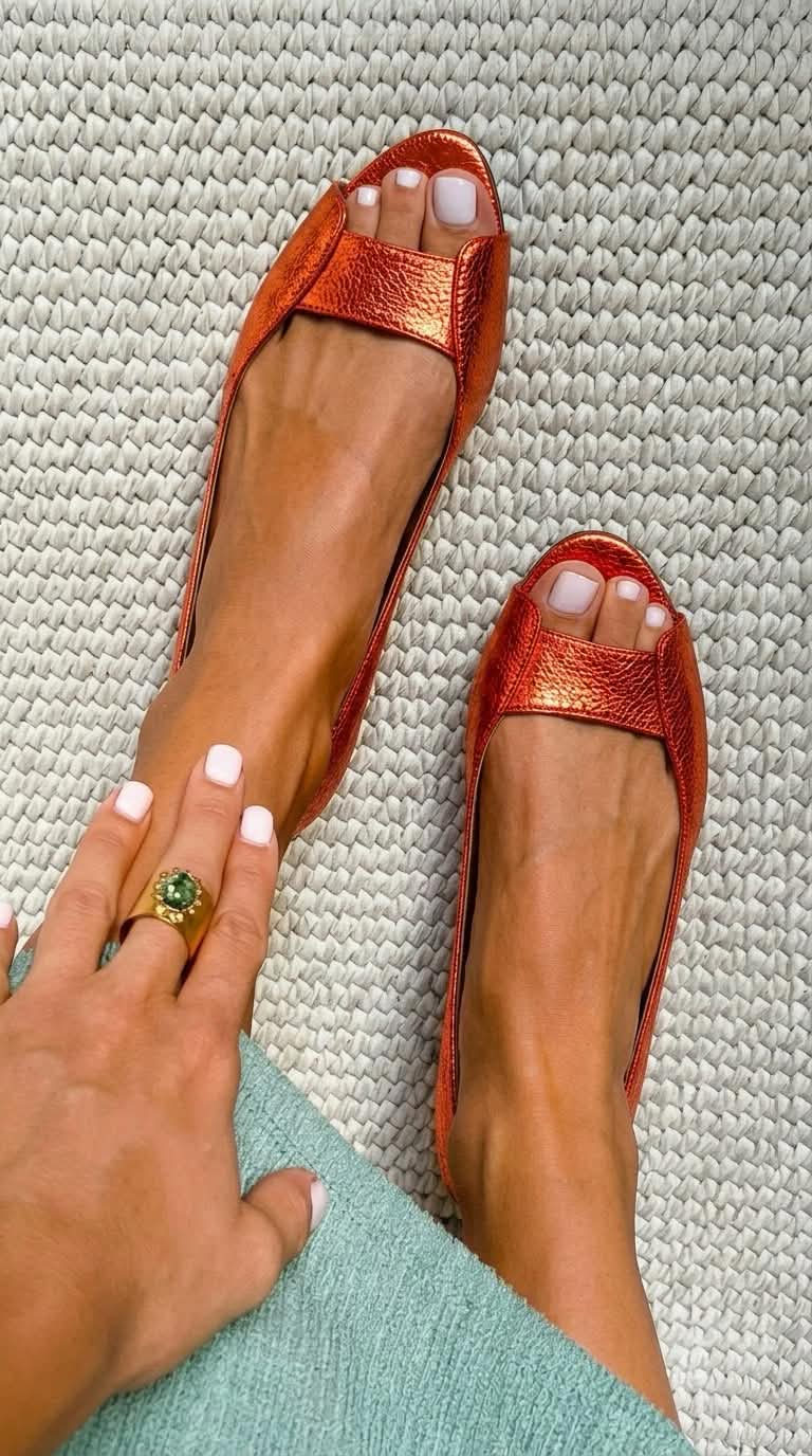 Adelina Gold Sandals Comfort Chic