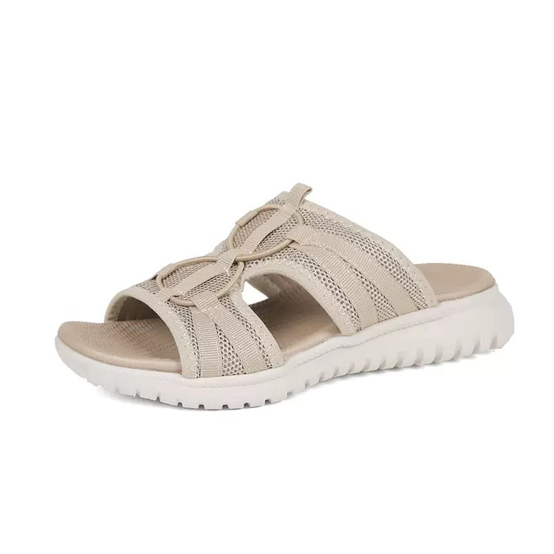 Cathy | Knotted Comfort Slide Sandals