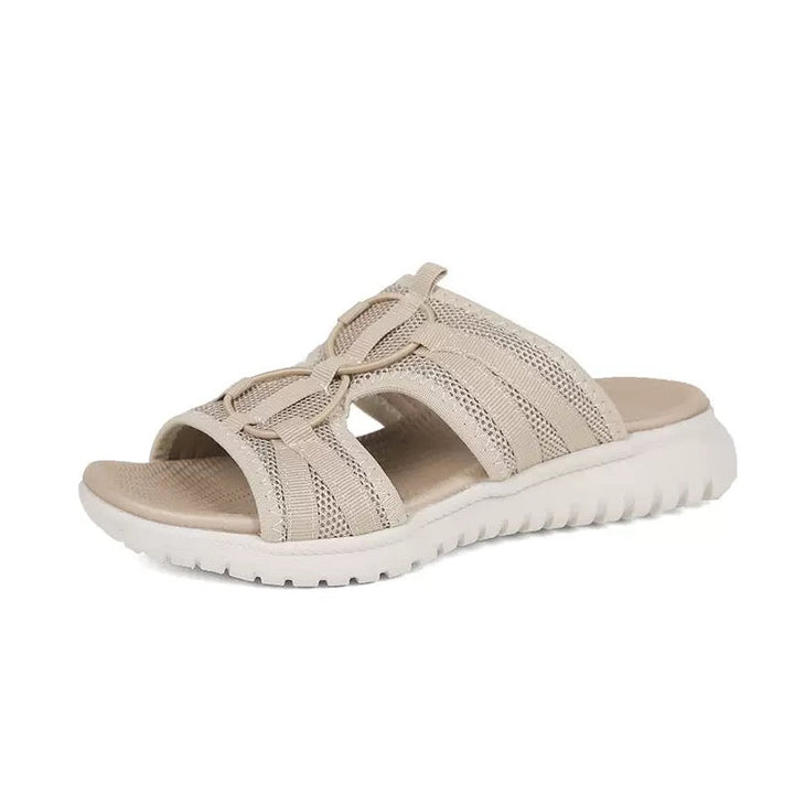 Cathy | Knotted Comfort Slide Sandals