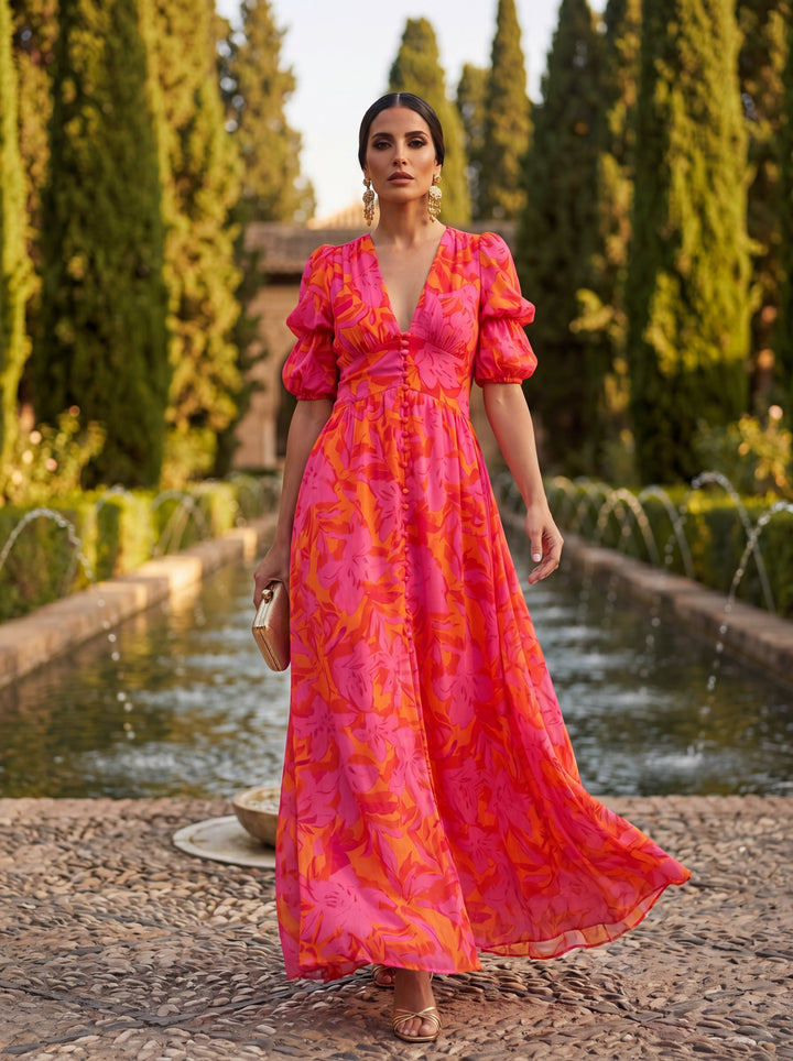 Olvera | Floral Maxi Dress