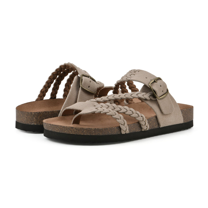 Mara | Woven Strap Footbed Sandals
