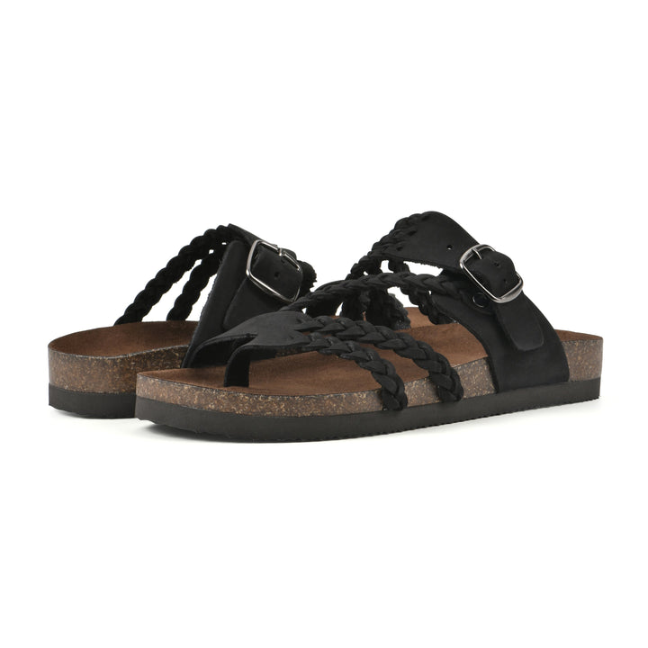 Mara | Woven Strap Footbed Sandals
