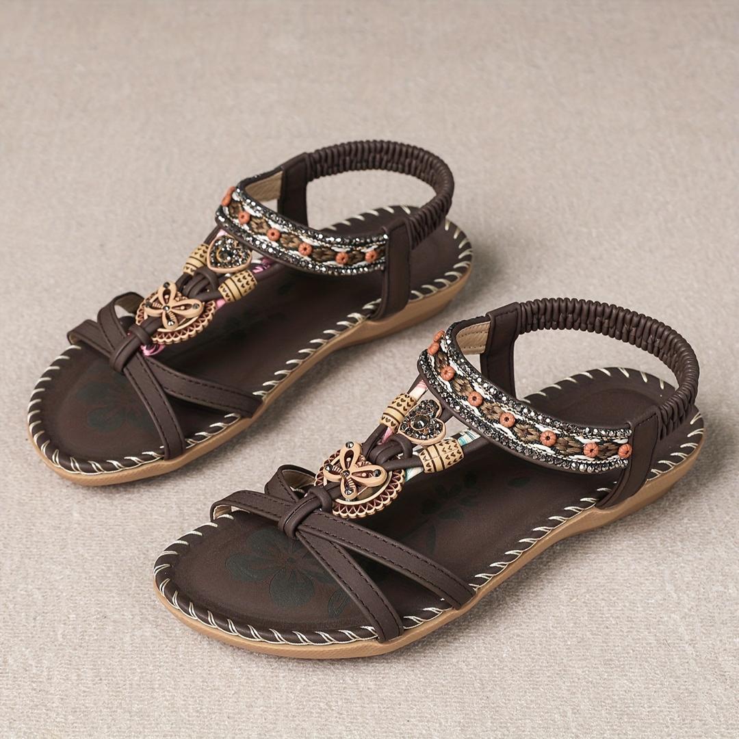 Nadia | Embellished Toe Post Sandals