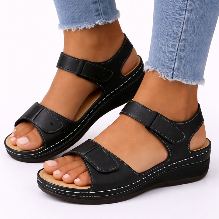 Clara | Wedge Strap Sandals