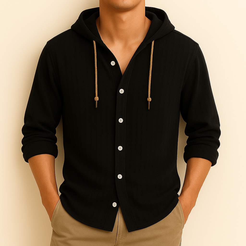 LANGFORD HOODED SHIRT JACKET