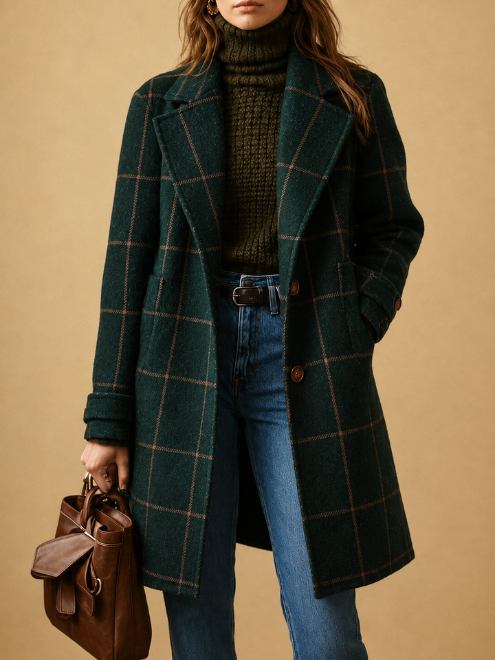 Doris | Classic Checkered Coat