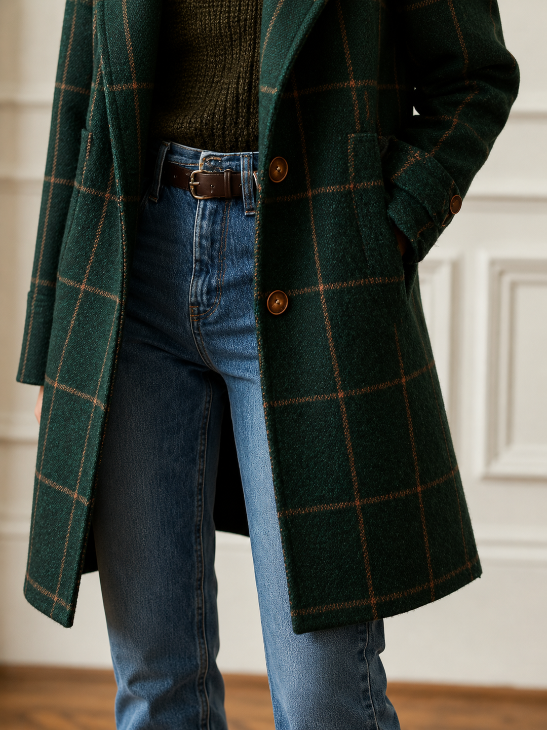 Doris | Classic Checkered Coat