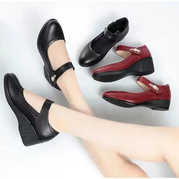Lydia | Mid-Heel Mary Jane Shoes