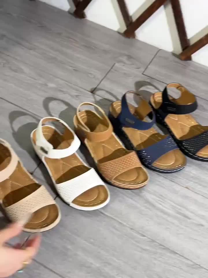 Seralyn | Perforated Wedge Sandals