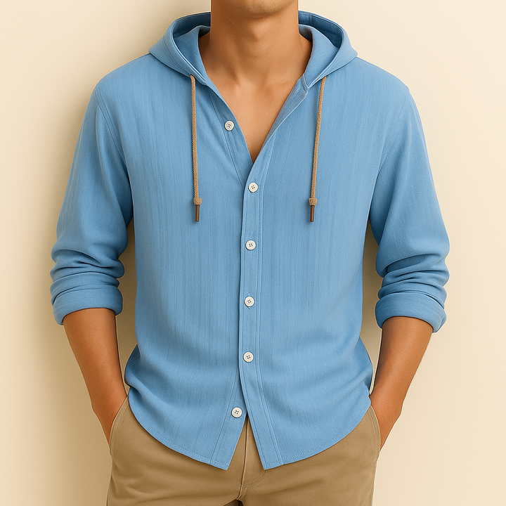 LANGFORD HOODED SHIRT JACKET