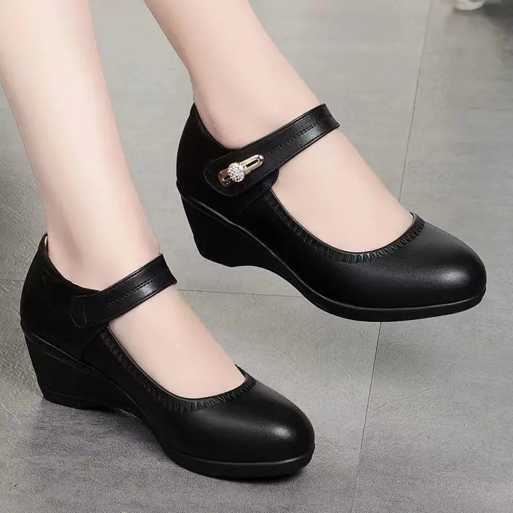 Lydia | Mid-Heel Mary Jane Shoes