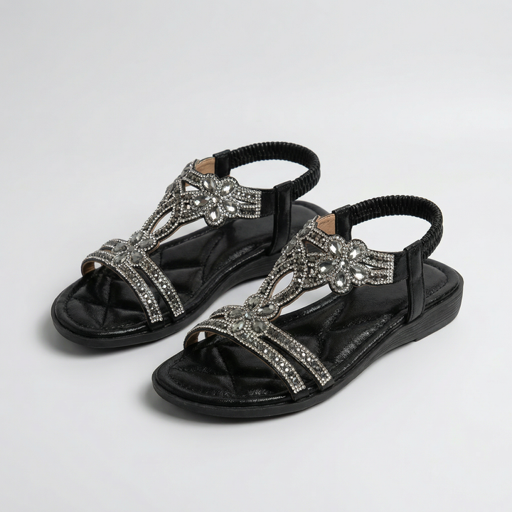 Bohème | Embellished Flat Sandals