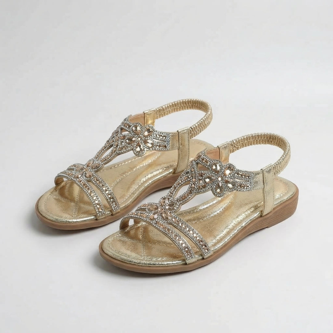 Bohème | Embellished Flat Sandals