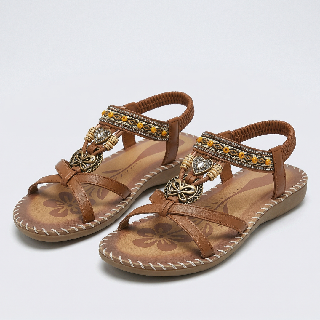 Nadia | Embellished Toe Post Sandals
