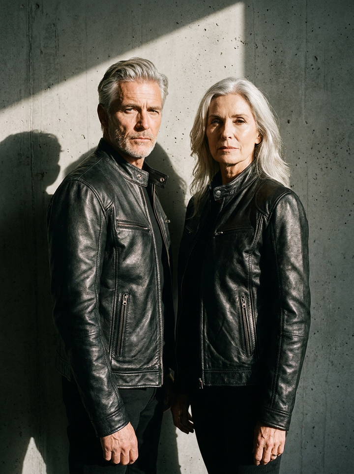 Victoria | Leather Biker Jacket