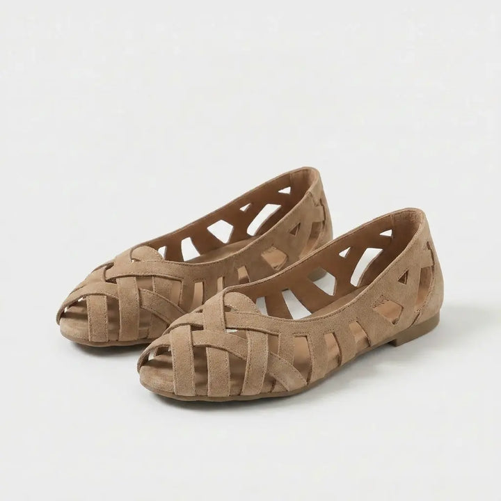 Caterina Coloured Braided Sandals Comfort