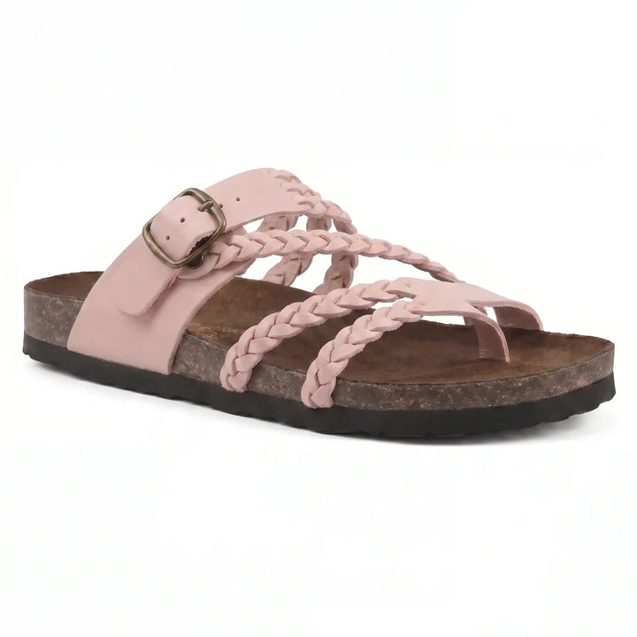 Mara | Woven Strap Footbed Sandals