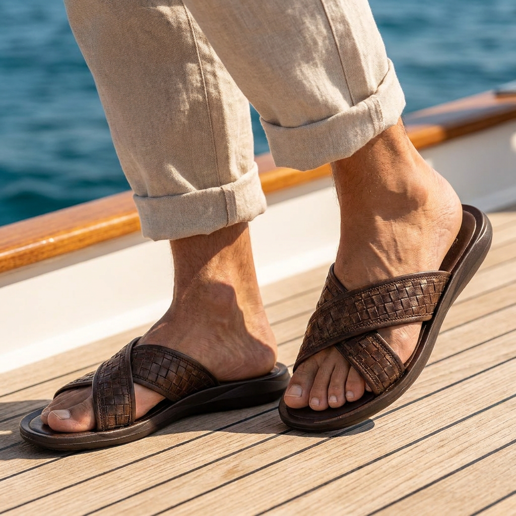 BRIONY SOFT LEATHER SANDALS