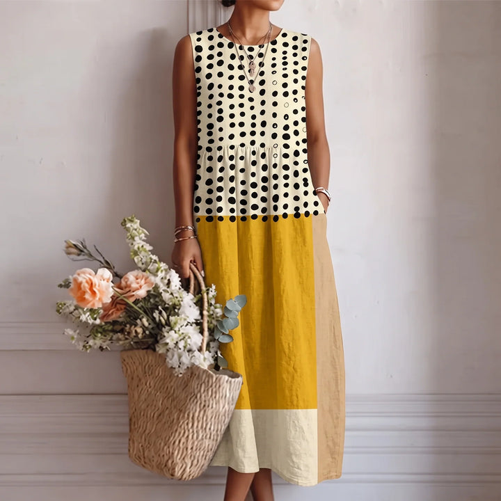 Alba | Floral Cotton Midi Dress