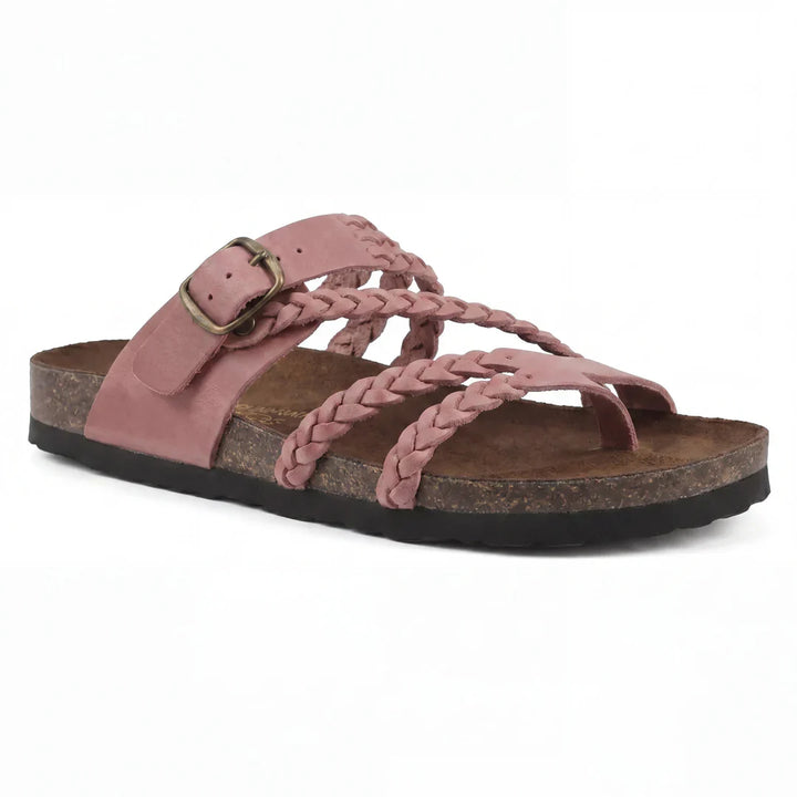 Mara | Woven Strap Footbed Sandals
